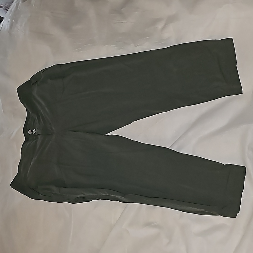Athleta Green Pants Woman's Size 10 - Picture 1 of 16